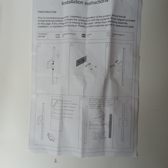 Battery Operated Wall Sconces Set of 2 Rechargeable Sconce Remote Dimmable - Picture 7 of 14